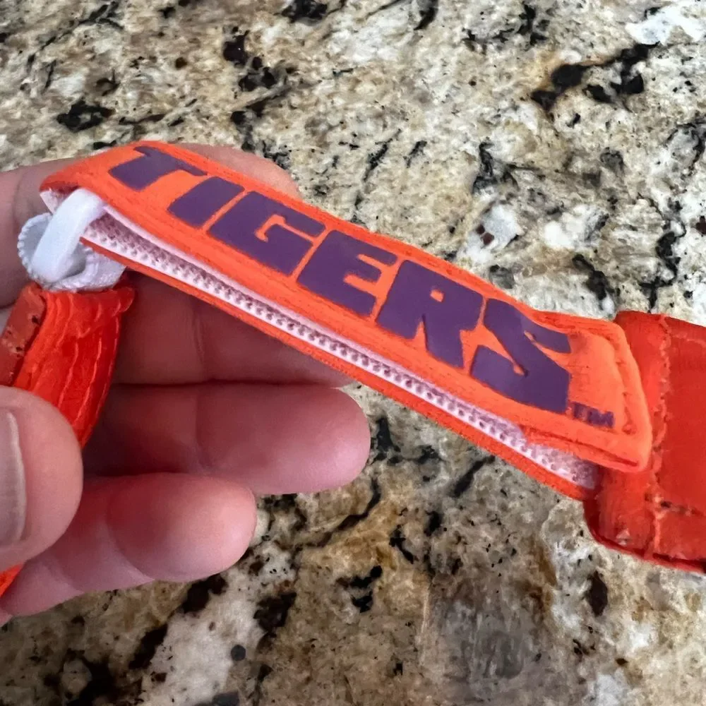Clemson Tigers Top of the World Orange Visor Hat Adjustable Fit NCAA Sports Fan